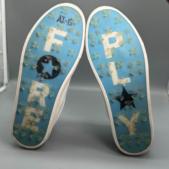 G/Fore Circle G Disruptor Men's 11.5 White Leather Lace-Up Low Top Golf Shoes - Picture 9 of 11